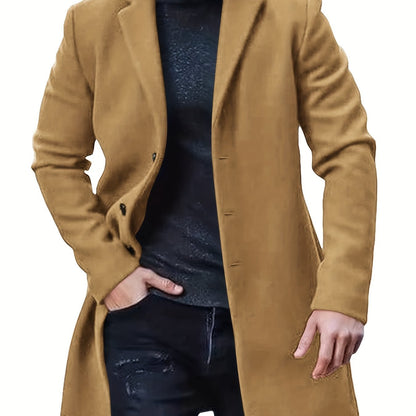 Płaszcz męski | elegancki, dopasowany krój