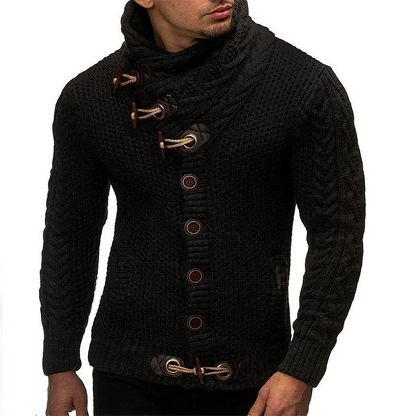 Sweter męski z dzianiny | dopasowany krój
