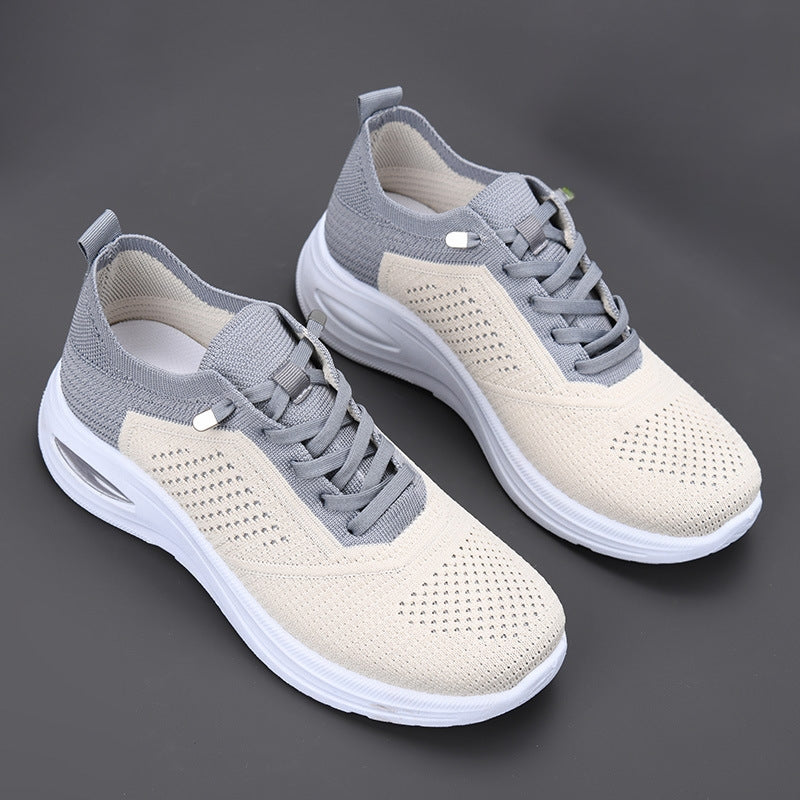 Sneakersy damskie bezsznurowe | amortyzowana platforma