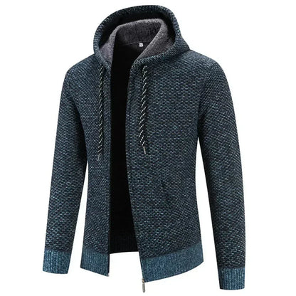 Bluza męska z kapturem | kieszenie z przodu, długie rękawy
