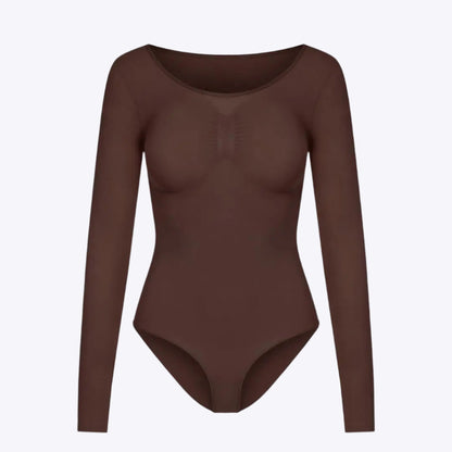Body modelujące damskie | powermesh, odpinany krok