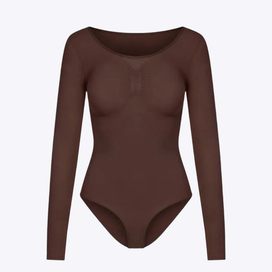 Body modelujące damskie | powermesh, odpinany krok