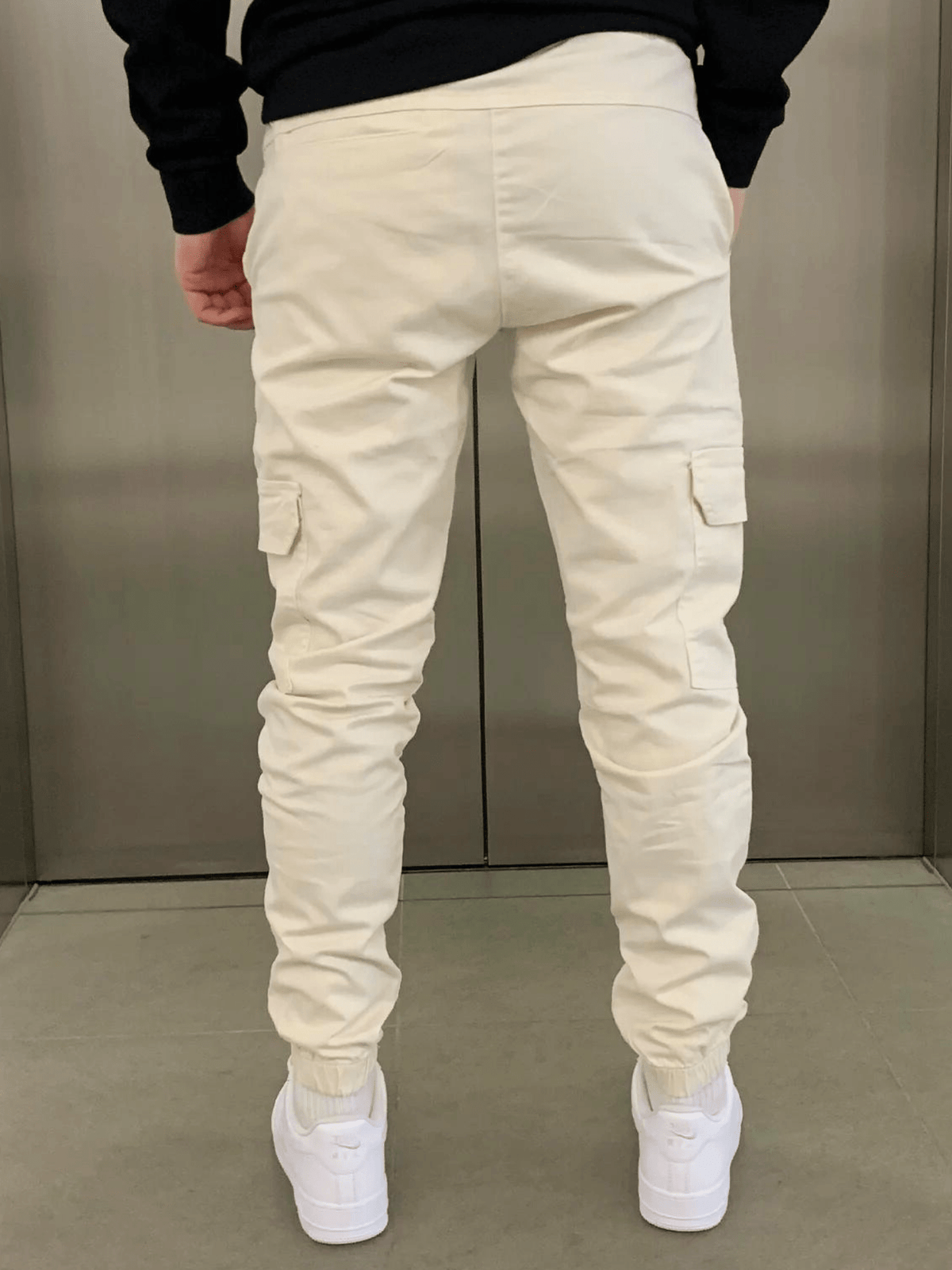 Joggery cargo męskie | ściągacze przy kostkach