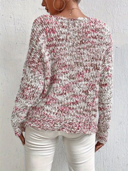 Sweter damski | oversize, długie rękawy