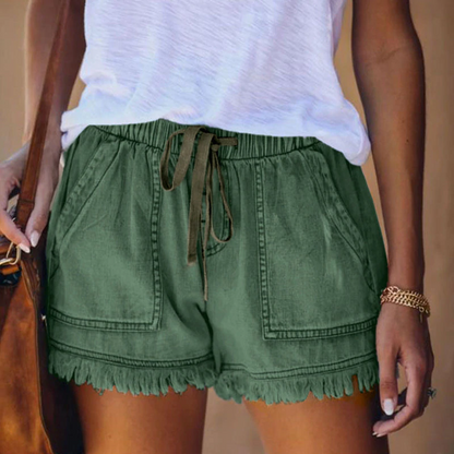 Szorty jeansowe damskie | elastyczny denim