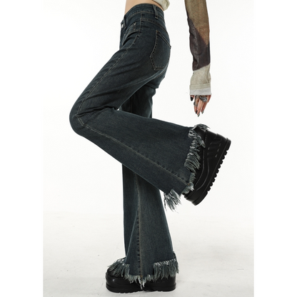 Dżinsy vintage damskie | wysoki stan, elastyczny denim
