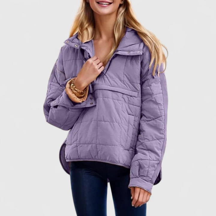 Kurtka damska | oversize, kaptur