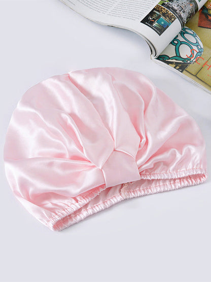 Turban nocny damski | satyna, elastyczna taśma