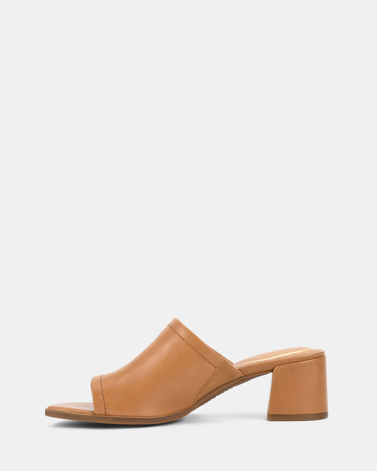 Mule damskie | skórzane, obcas 55 mm