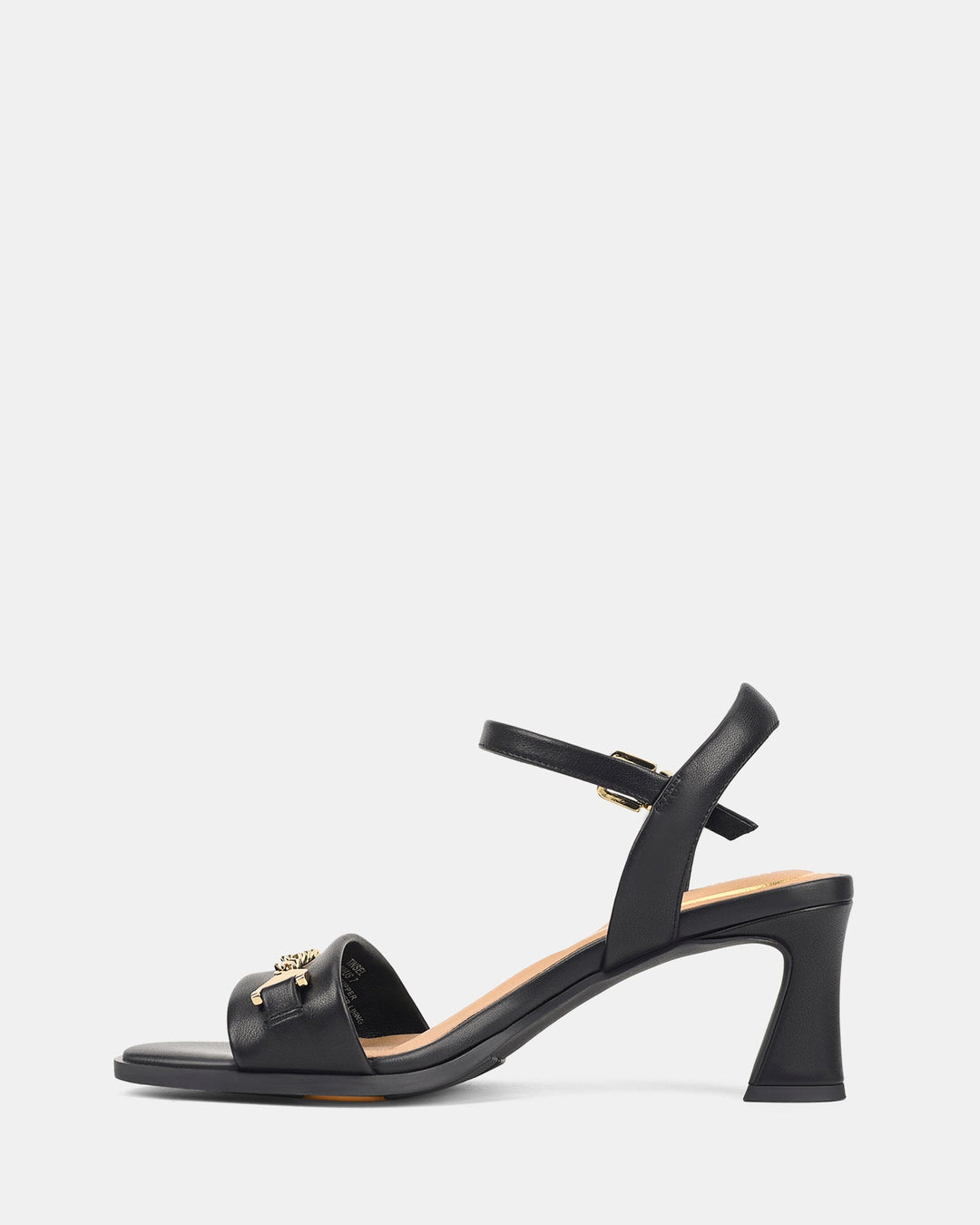 Sandały damskie | pasek wokół kostki, wysoki obcas