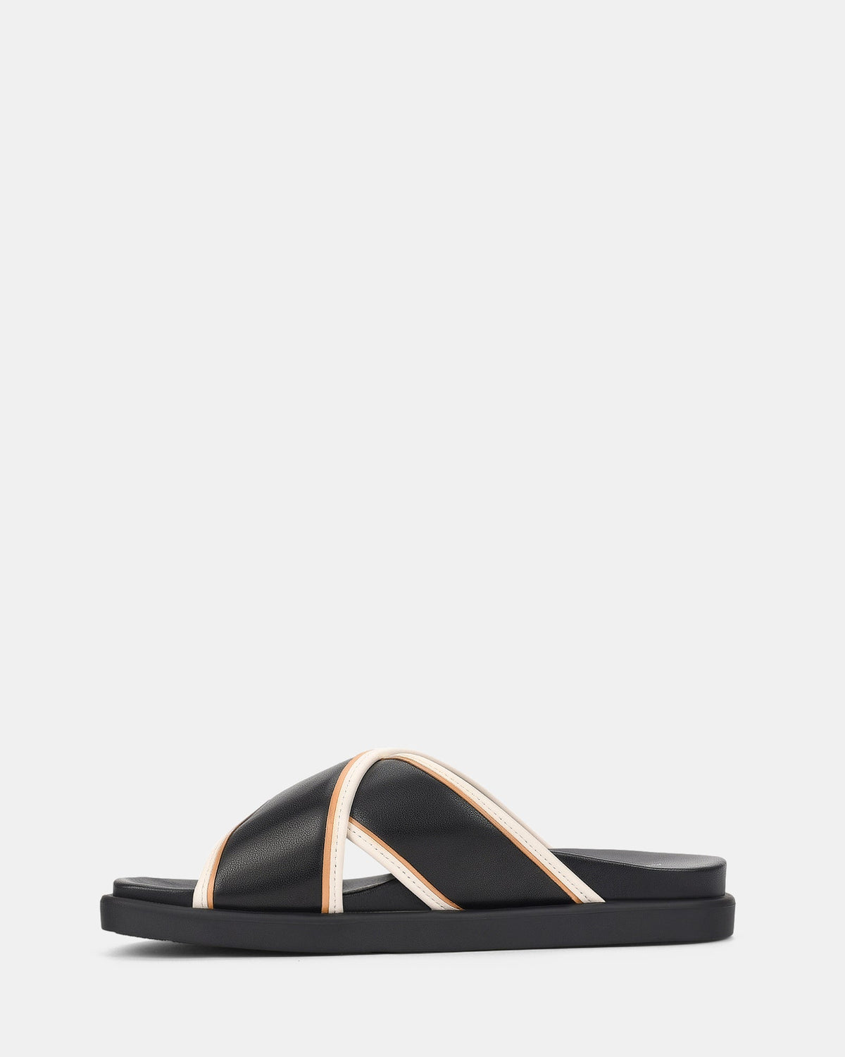 Sandały damskie | krzyżowane paski, profilowana wkładka