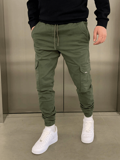 Joggery cargo męskie | ściągacze przy kostkach