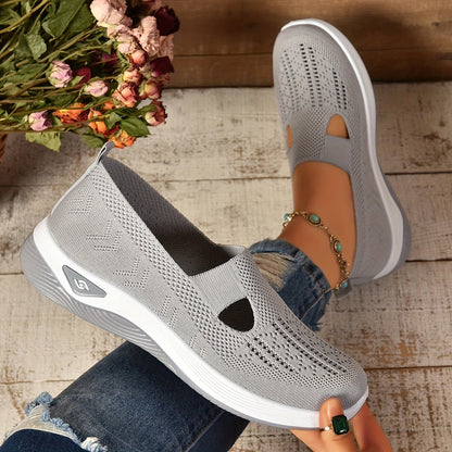 Buty damskie | oddychająca dzianina, wsuwane
