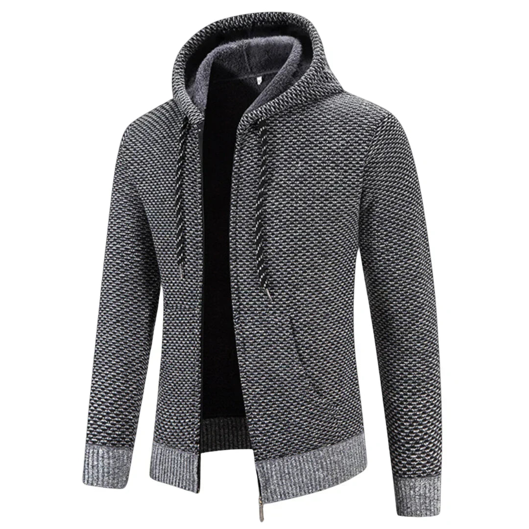 Bluza męska z kapturem | kieszenie z przodu, długie rękawy