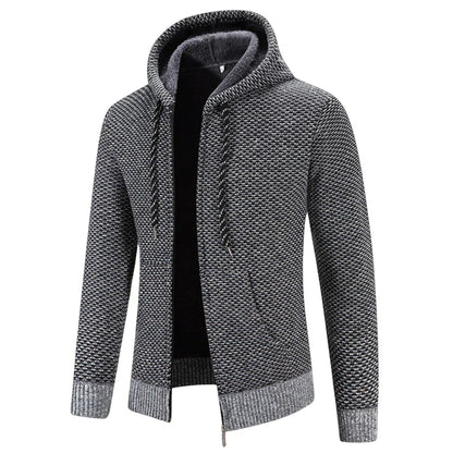 Bluza męska z kapturem | kieszenie z przodu, długie rękawy