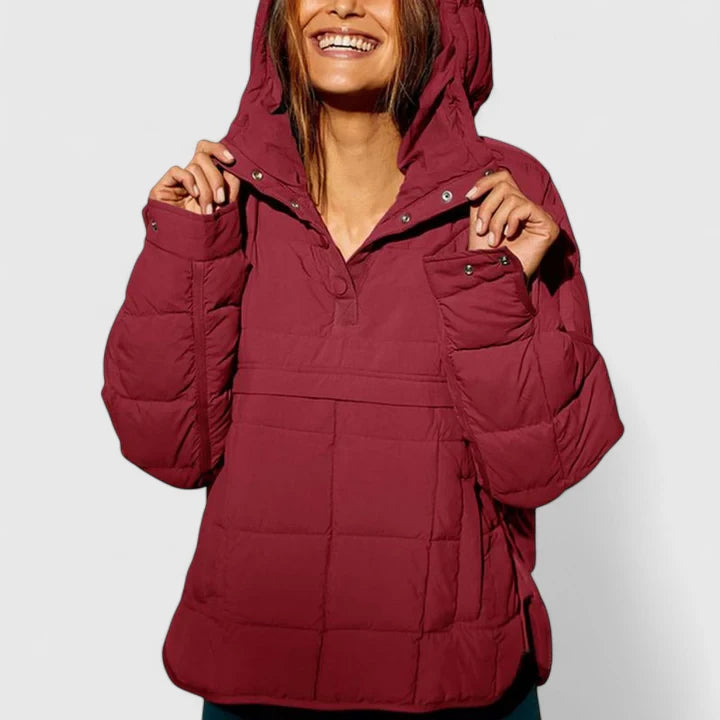 Kurtka damska | oversize, kaptur