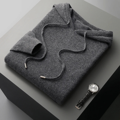 Bluza męska z kapturem | luźny krój, ściągacze