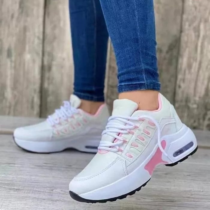 Sneakersy damskie | poduszka powietrzna, siateczka