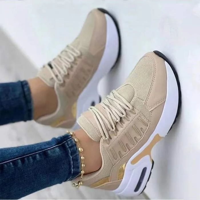 Sneakersy damskie | poduszka powietrzna, siateczka
