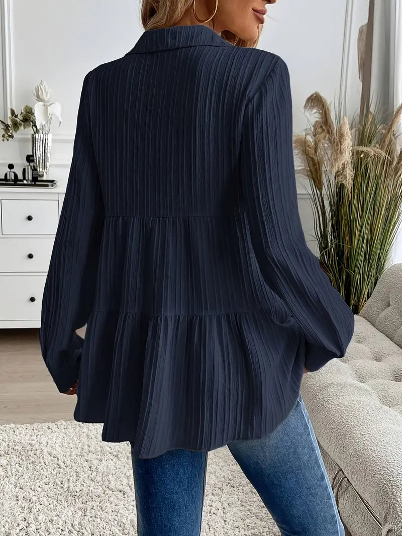 Koszula damska | zapięcie na guziki, luźny krój
