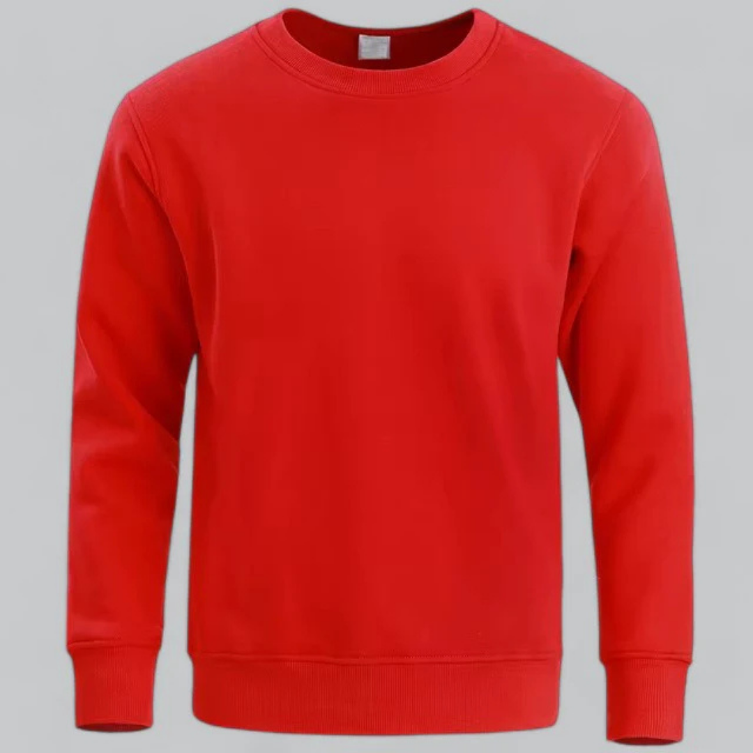 Sweatshirt męski | okrągły dekolt, prosty krój