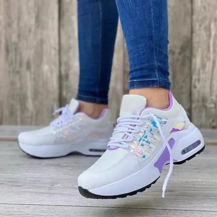 Sneakersy damskie | poduszka powietrzna, siateczka