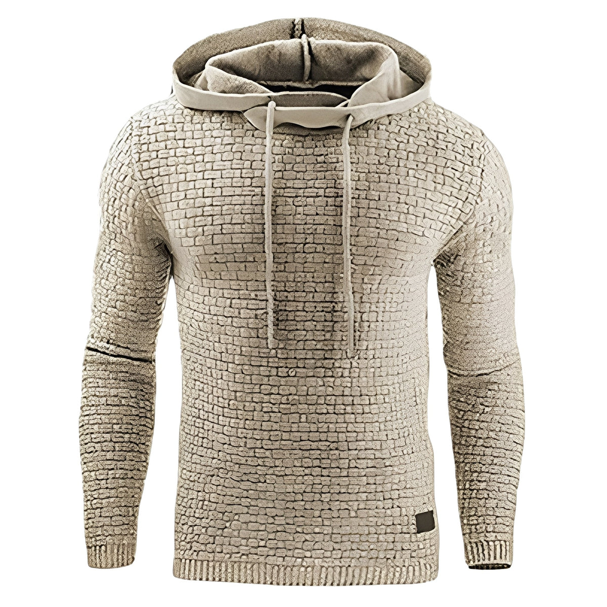 Sweter męski | luźny krój, jednolity design