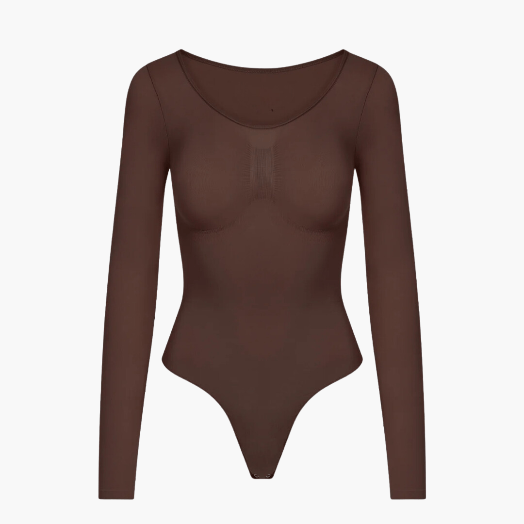Body modelujące damskie | długi rękaw, krój tanga
