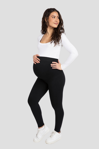 Legginsy ciążowe | wysoki stan, elastyczny materiał
