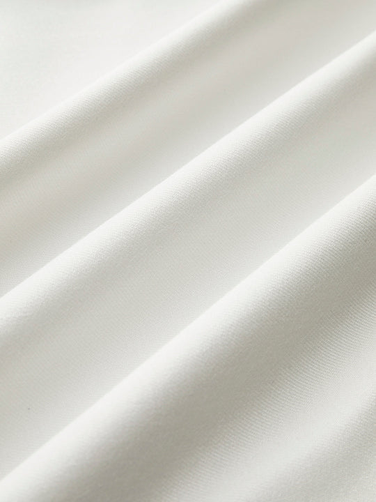 Aarna - Komplet damski lniany | Krótka kamizelka, spodnie kopertowe z wysokim stanem | Letni styl elegancki