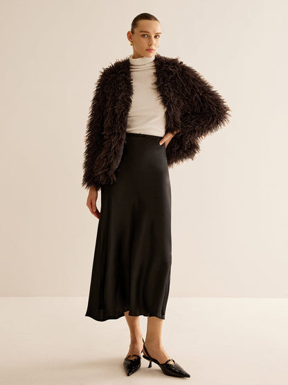 Kurtka teddy damska | sztuczne futro, oversize
