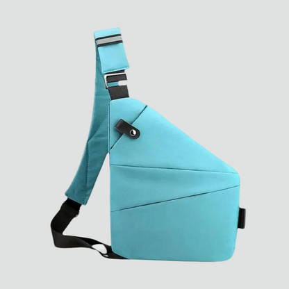 Torba crossbody damska | antykradzieżowa, wodoodporna