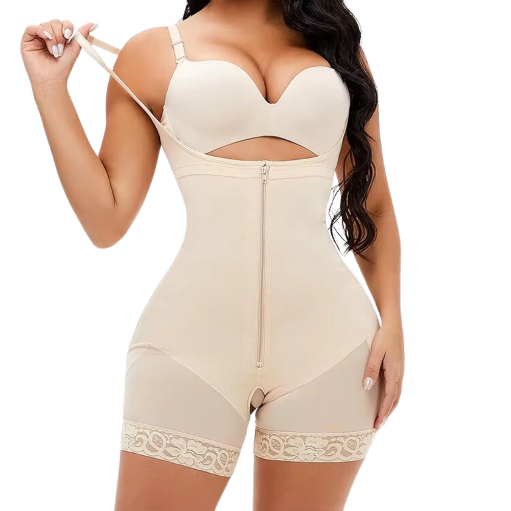 Body modelujące damskie | bezszwowe, otwarty krok