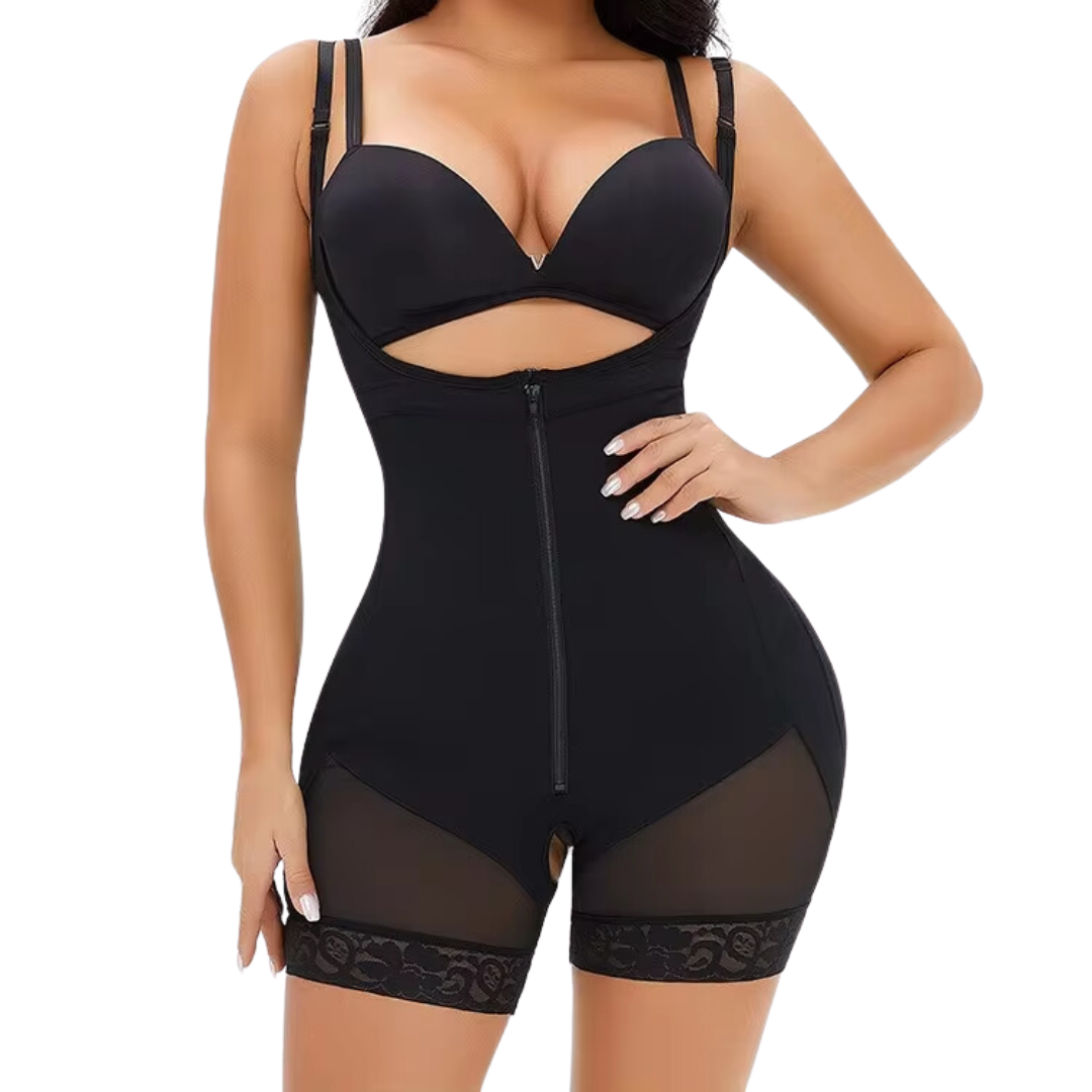 Body modelujące damskie | bezszwowe, otwarty krok
