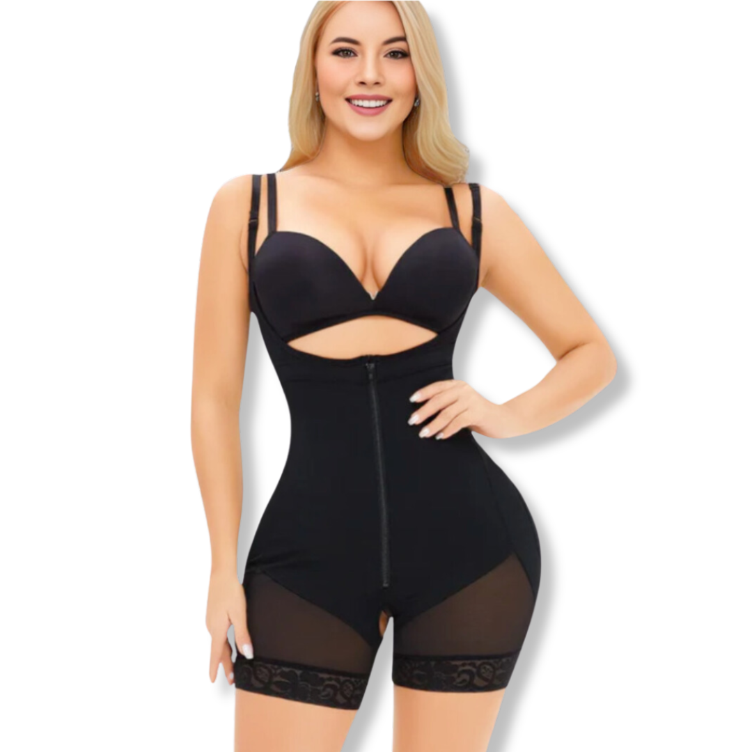 Body modelujące damskie | bezszwowe, otwarty krok