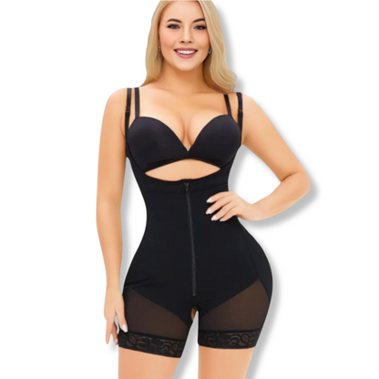 Body modelujące damskie | bezszwowe, otwarty krok