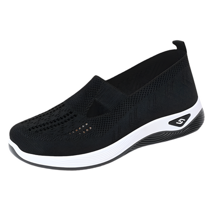 Sneakersy damskie | pianka memory, płaska podeszwa