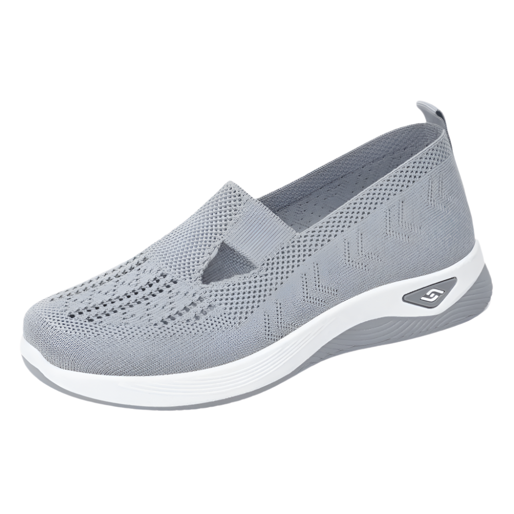 Sneakersy damskie | pianka memory, płaska podeszwa