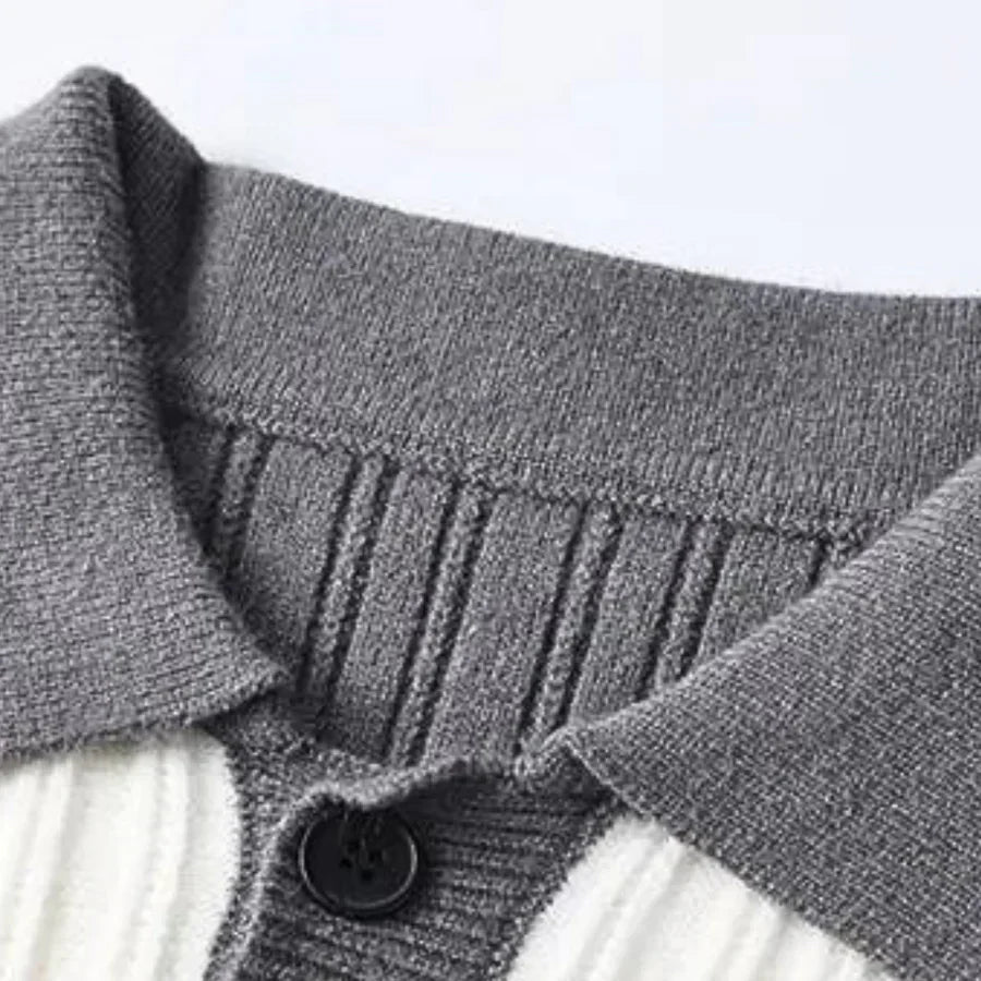 Koszulka polo męska | krótki rękaw, częściowe zapięcie