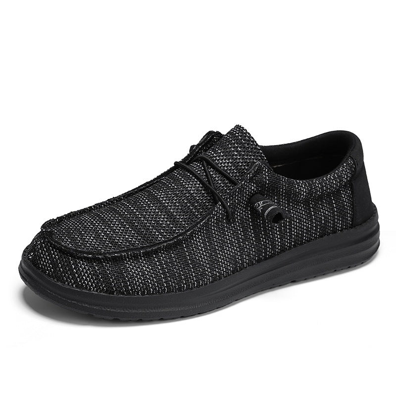 Buty męskie | canvas, okrągły nosek