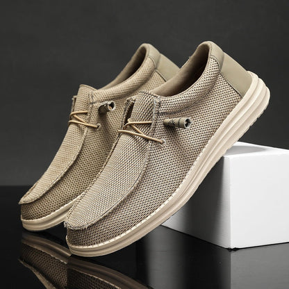 Buty męskie | canvas, okrągły nosek