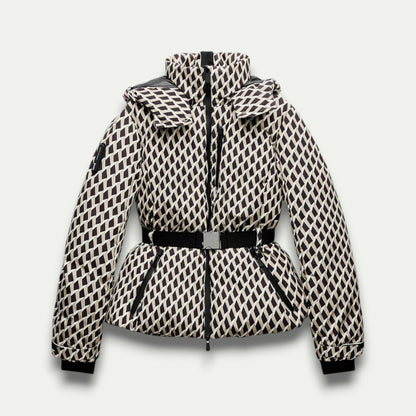 Parka damska | regulowany pasek, kaptur