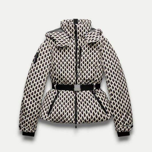 Parka damska | regulowany pasek, kaptur