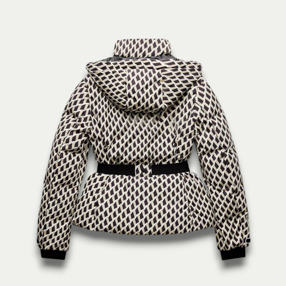 Parka damska | regulowany pasek, kaptur