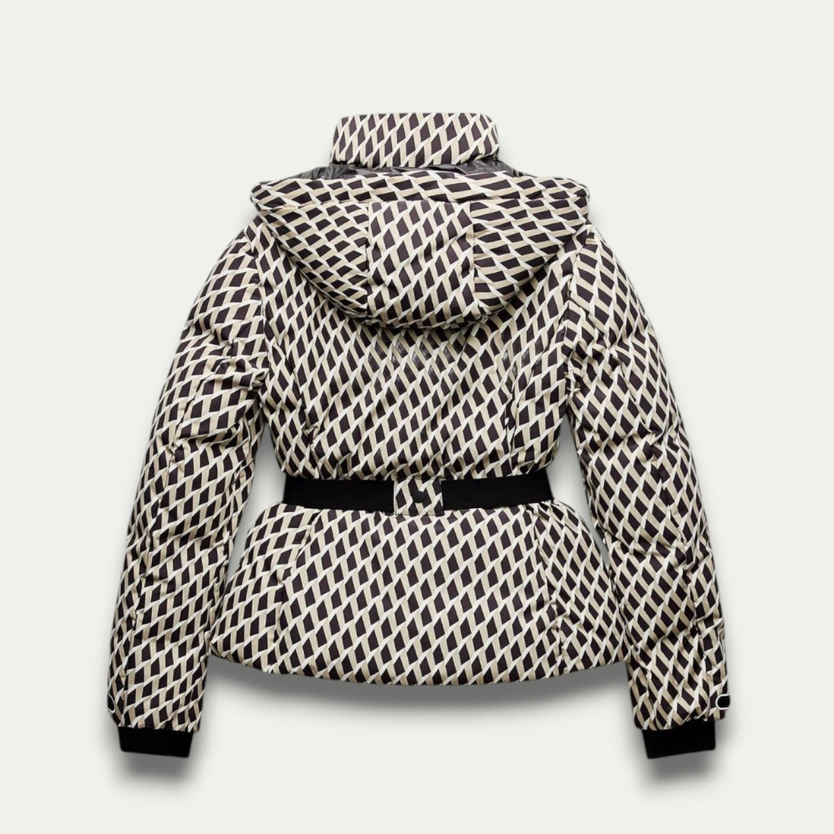 Parka damska | regulowany pasek, kaptur