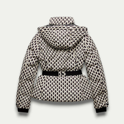 Parka damska | regulowany pasek, kaptur