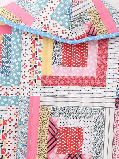 Kurtka pikowana | patchwork, otwarty przód