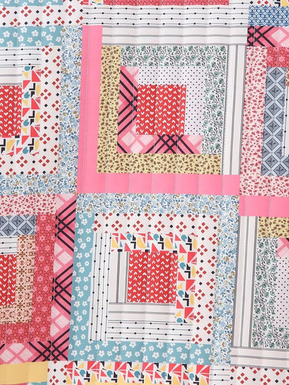 Kurtka pikowana | patchwork, otwarty przód