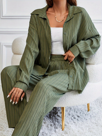 Komplet damski dwuczęściowy | luźny krój