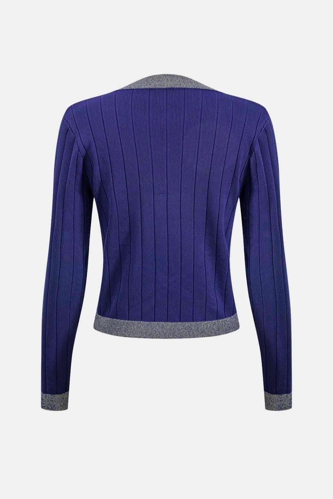 Komplet damski | sweter z guzikami, sukienka